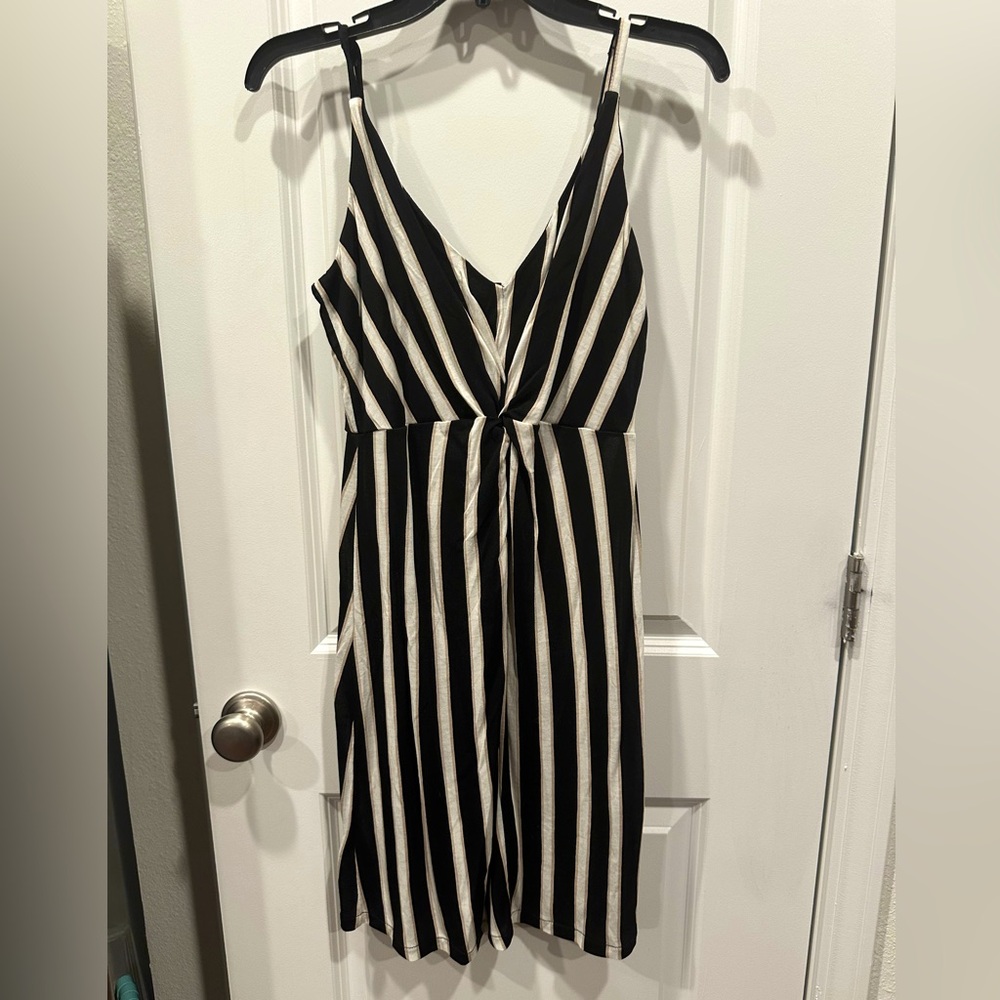 Black and white striped dress from H&M. Only worn once. Size medium